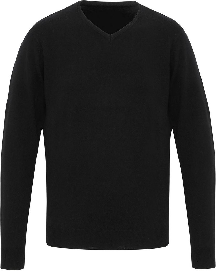 Premier - "Essential" Sweatshirt V-Ausschnitt für Herren (Schwarz)