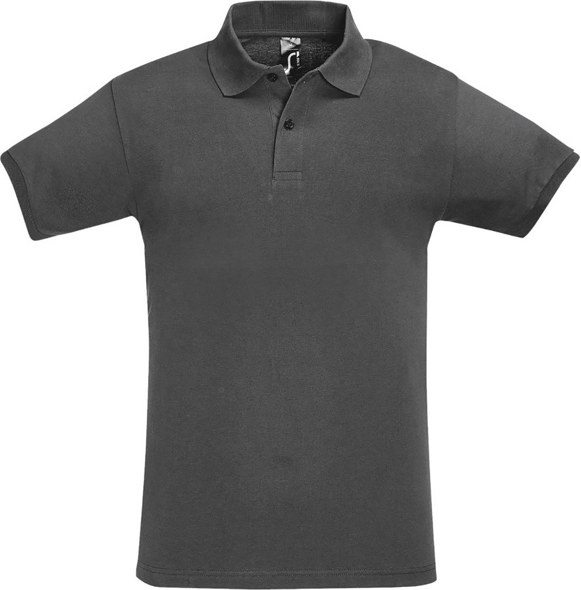 Thumbnail - SOLS Herren Perfect Pique Kurzarm-Poloshirt (Dunkelgrau)