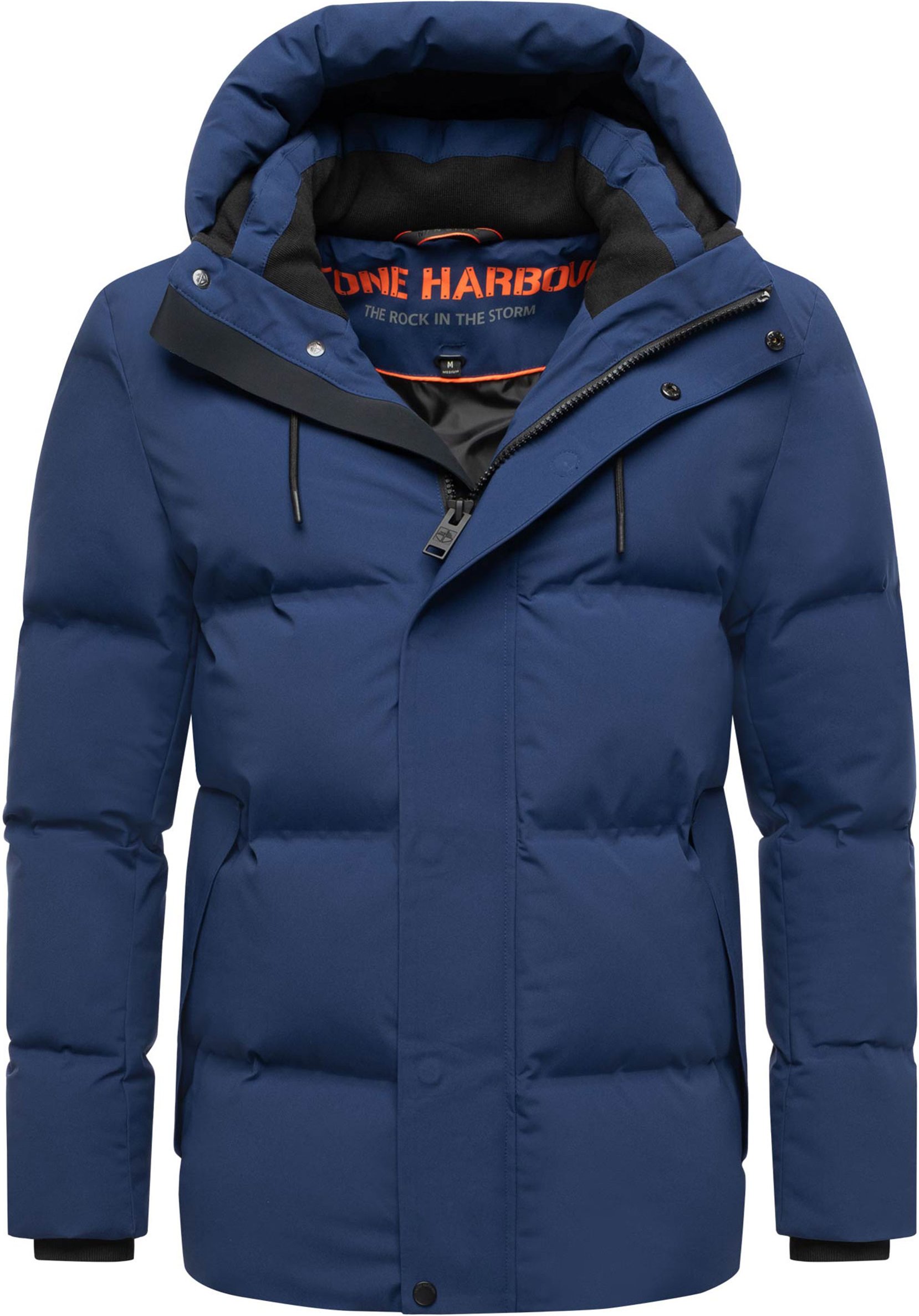 Stone Harbour Herren Winterjacke Taviaan mit Fleecekapuze & winddichtem Design