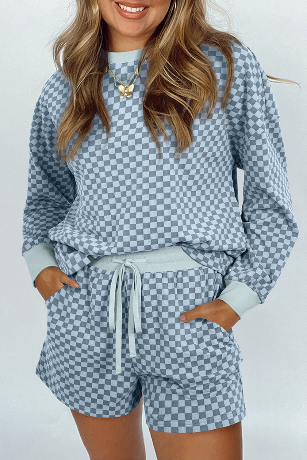 Gekacheltes Loungewear-Set