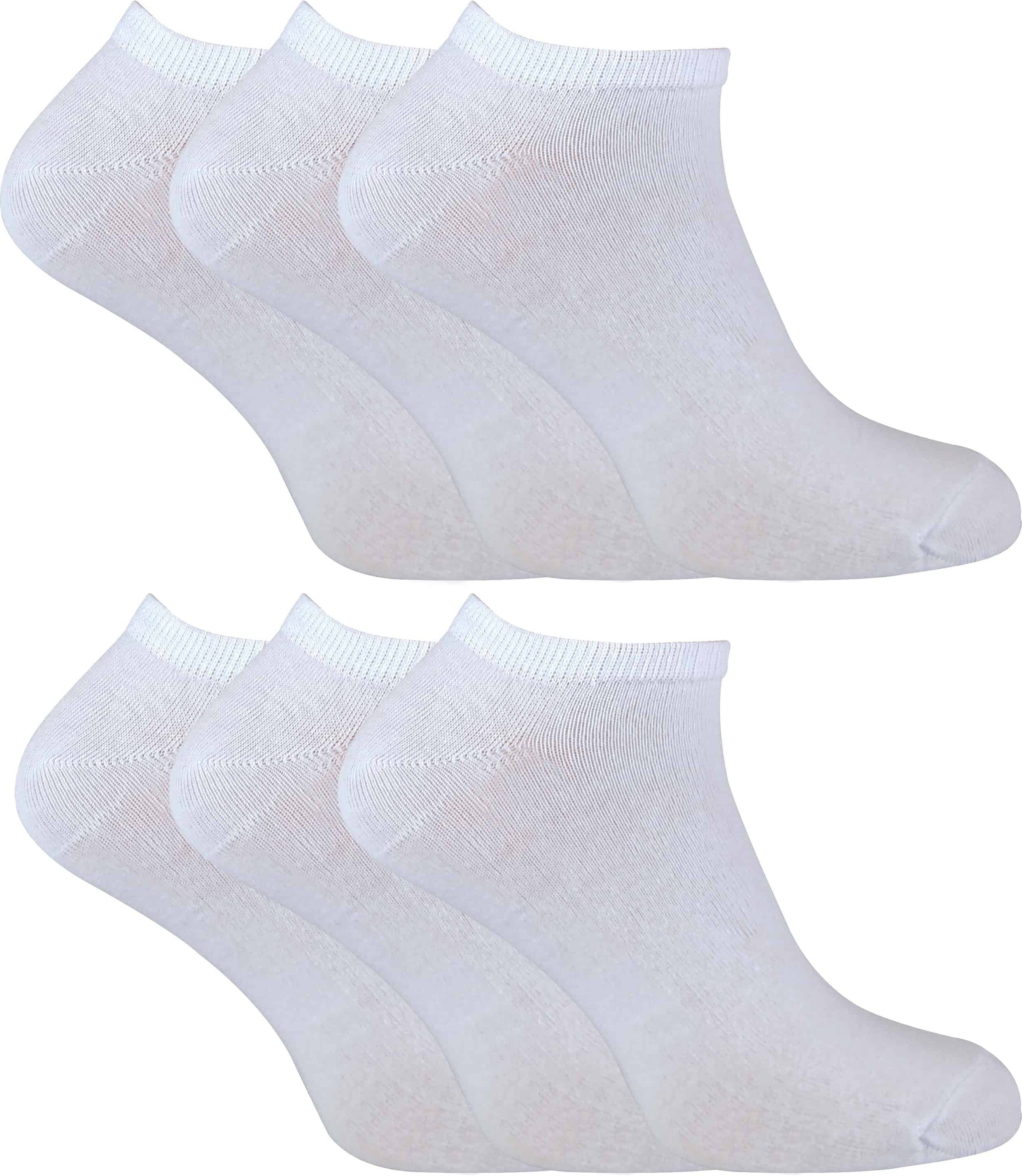 SOCK SNOB - 6er Pack Herren Baumwolle Low Cut Quarter Gym / Trainer Socken