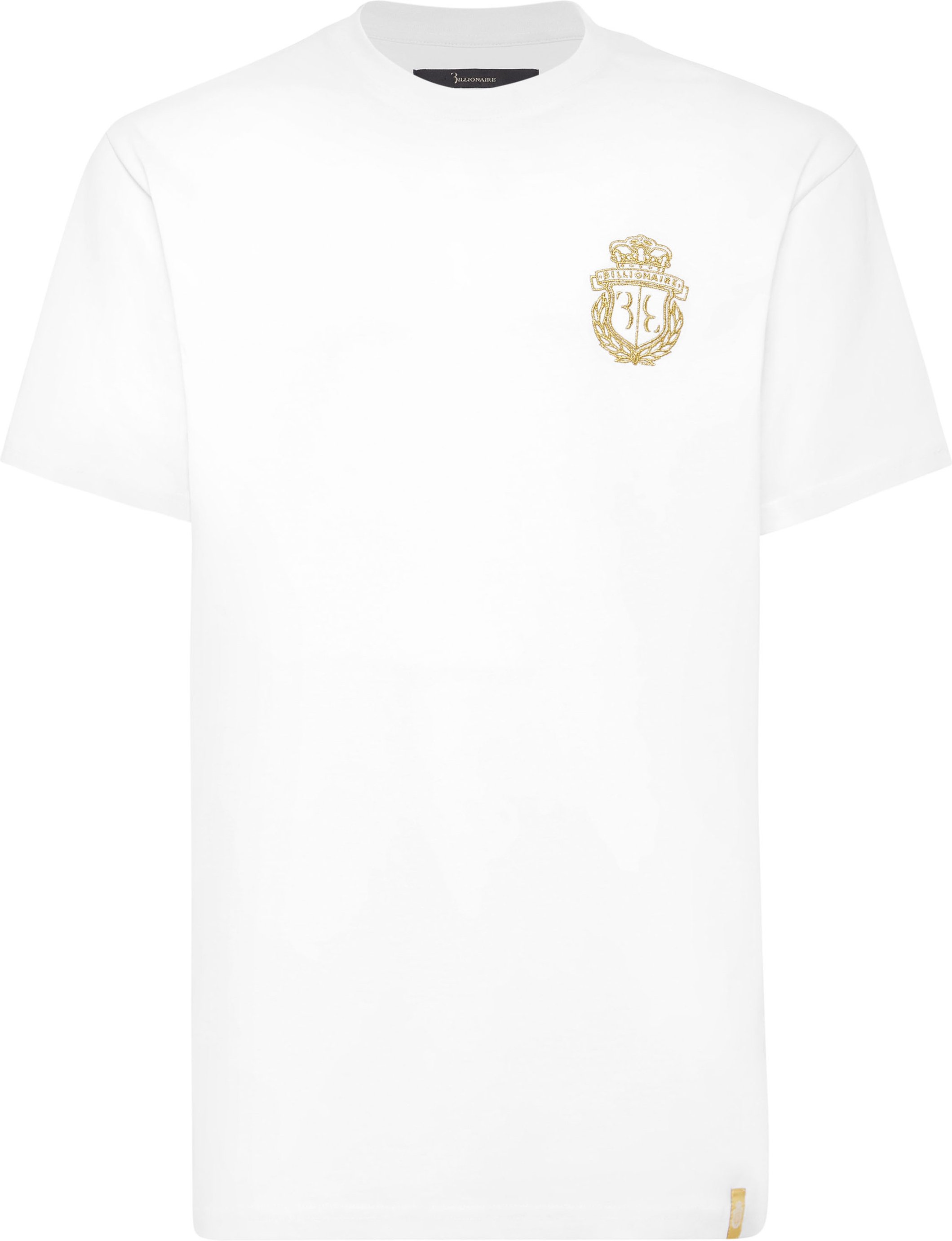Besticktes T-Shirt mit Rundhalsausschnitt Wappen