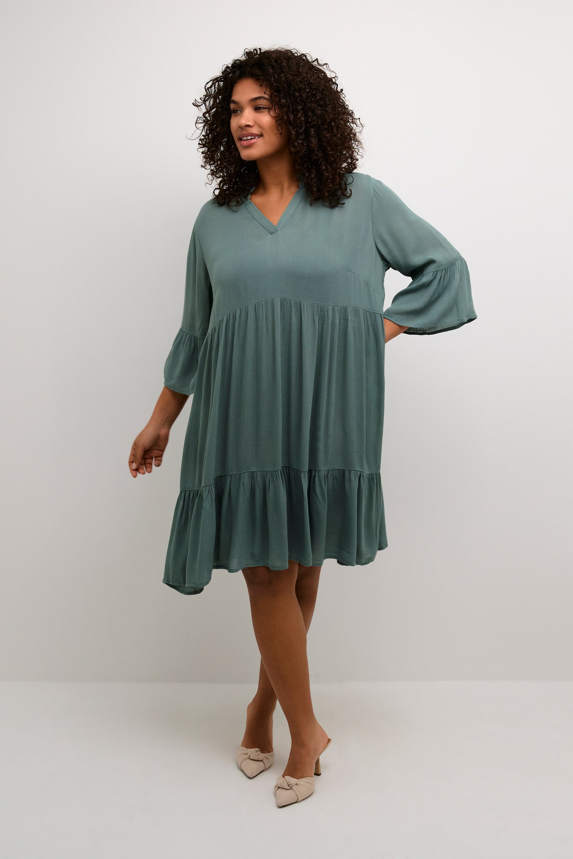Thumbnail - Kleid A-shape green