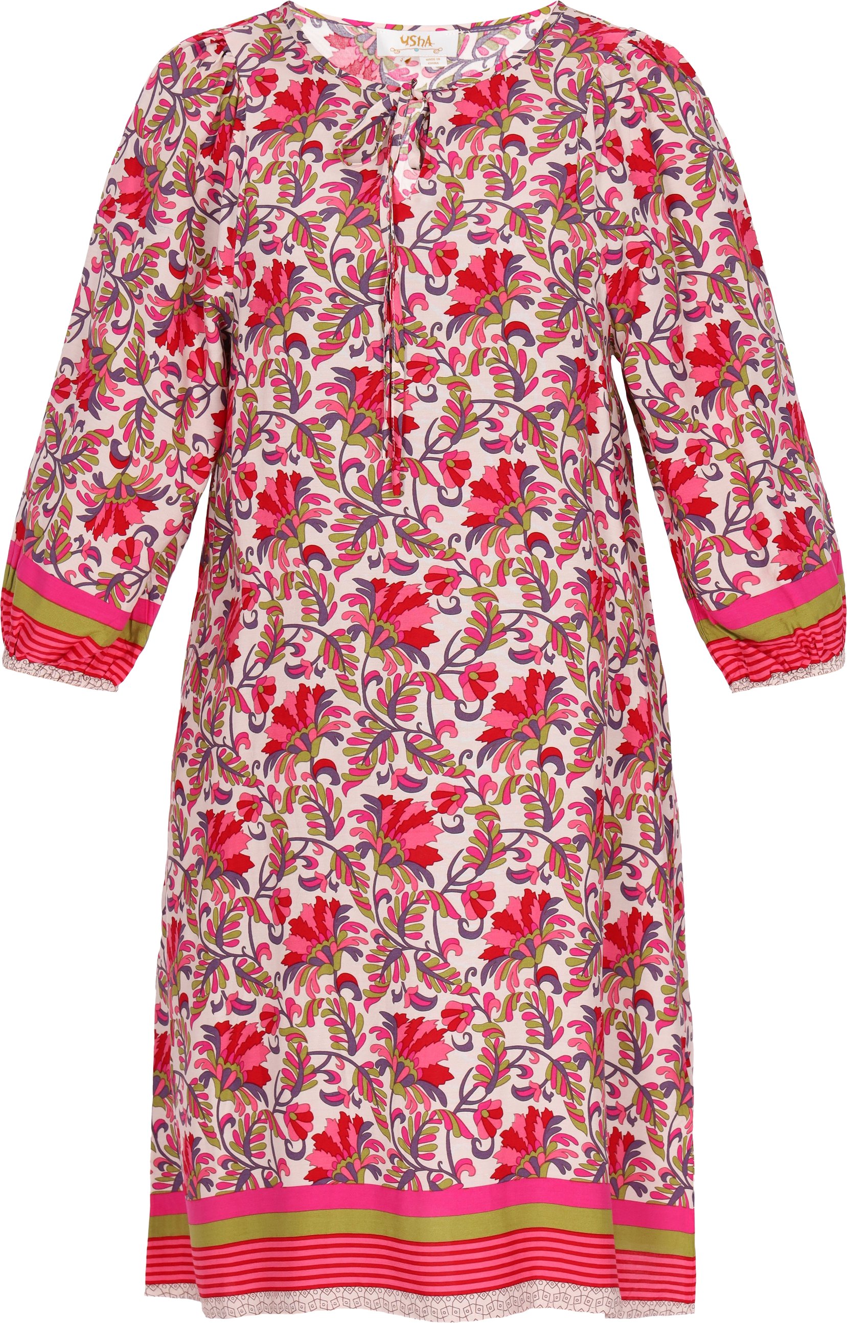 usha Kleid Frauen rot mehrfarbig