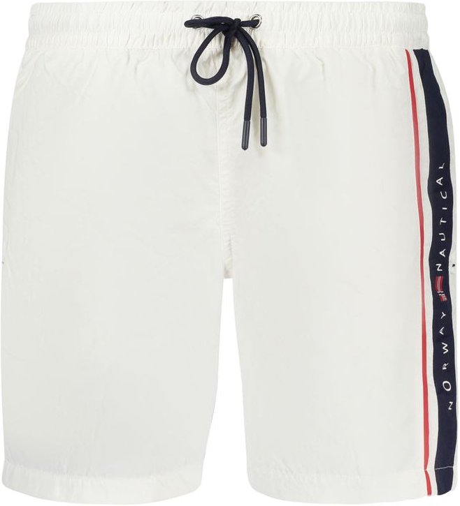 Norwegen 1963 Weiße Polyamid Herren Schwimm-Boxer