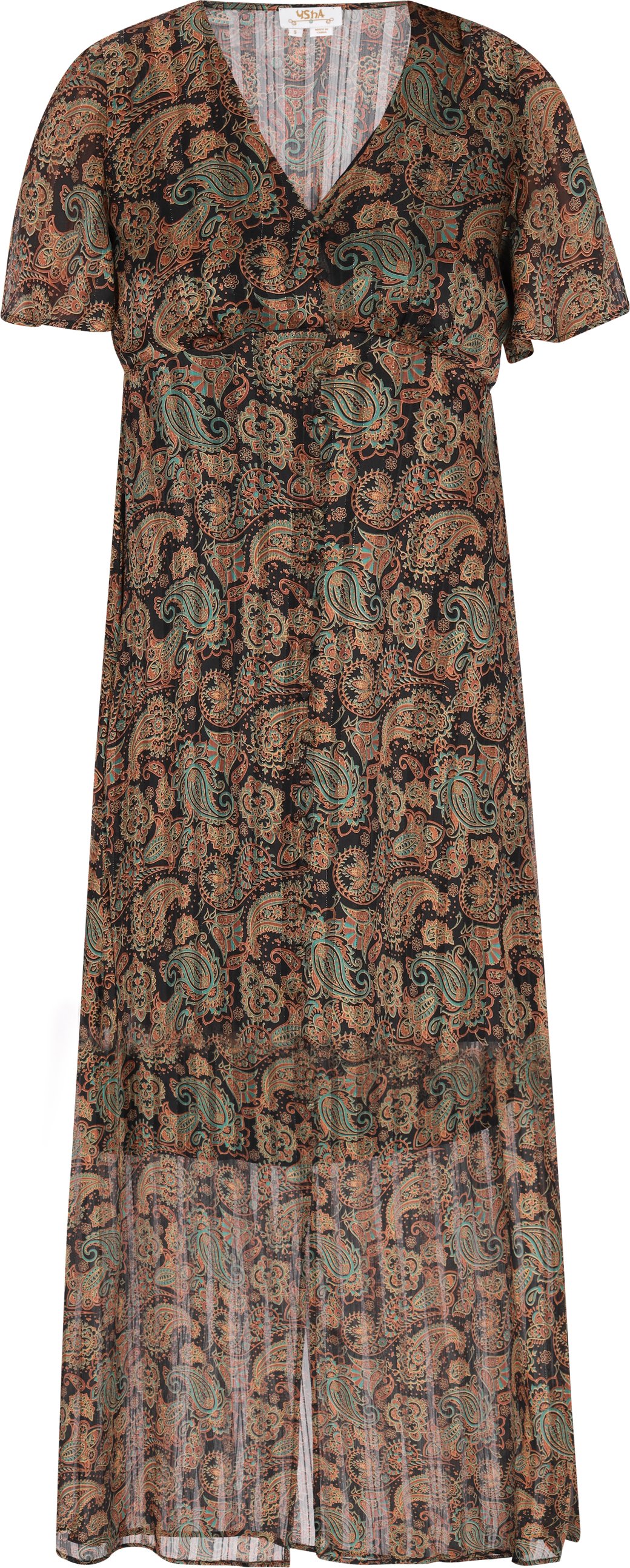 usha Kleid Frauen schwarz mehrfarbig