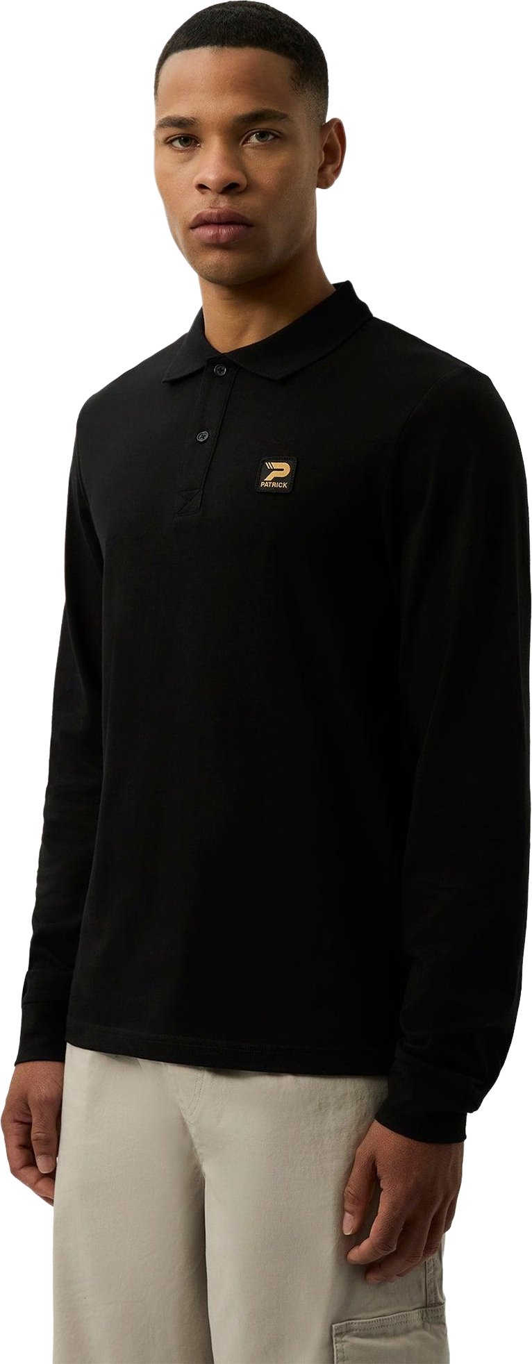 Patrick - "Luca" Poloshirt für Herren (Schwarz)
