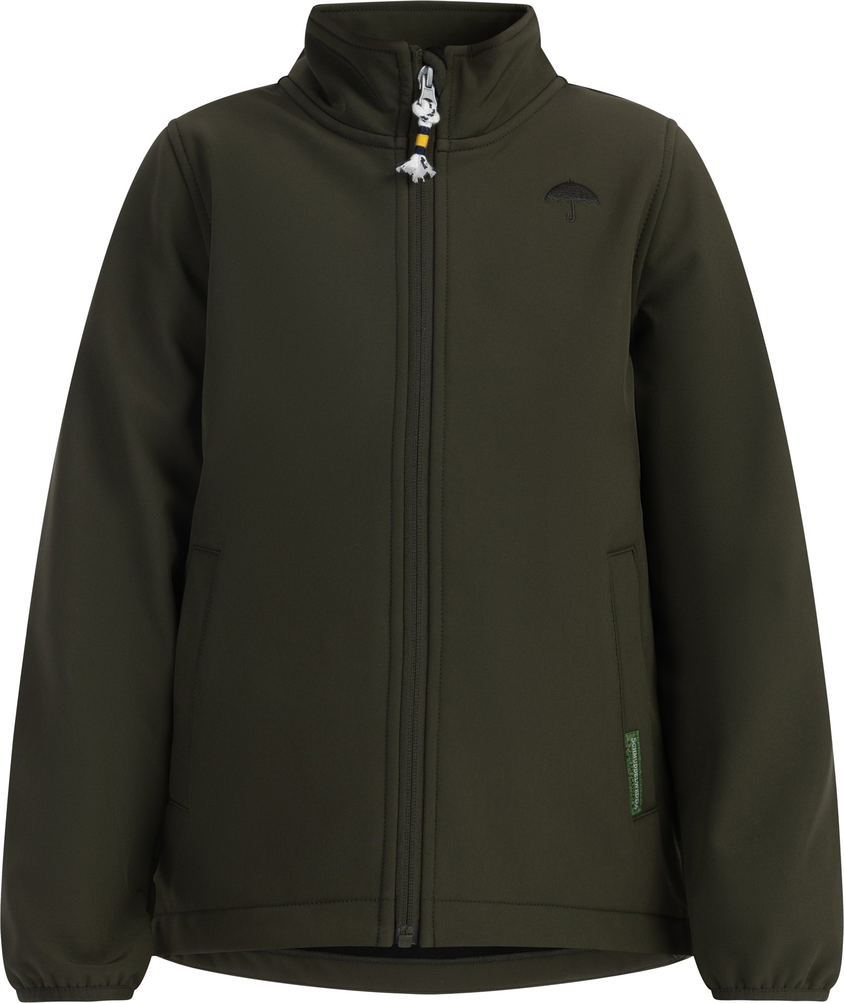 Schmuddelwedda Softshelljacke - recyceltes Material Mädchen dunkeloliv