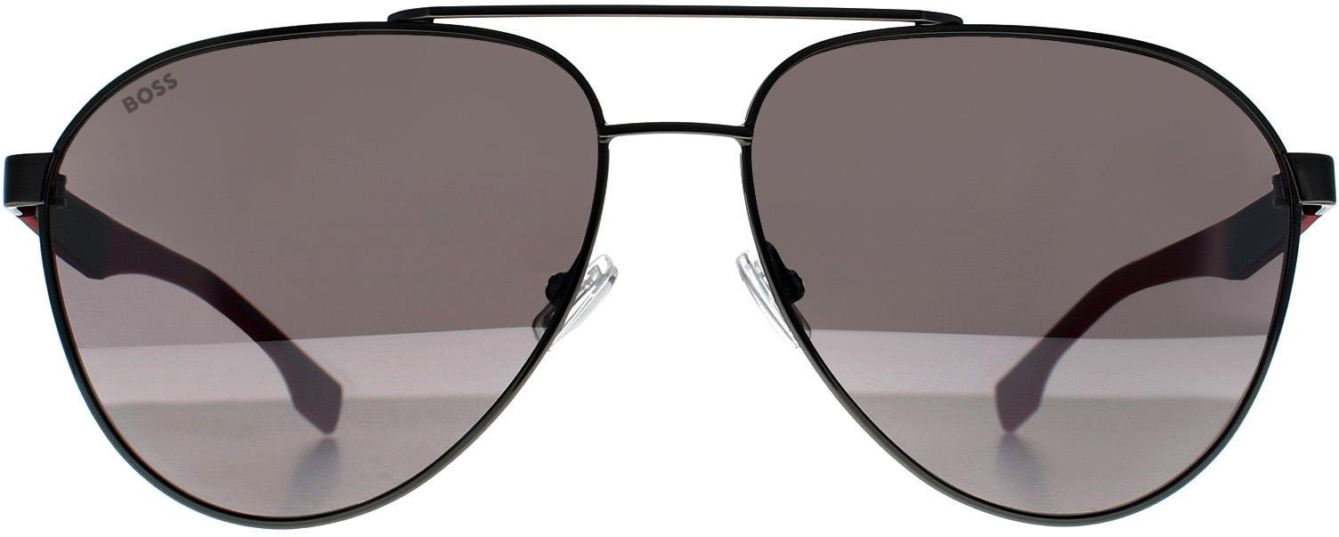 Hugo Boss Aviator Herren Ruthenium Rot Grau BOSS 1485/S