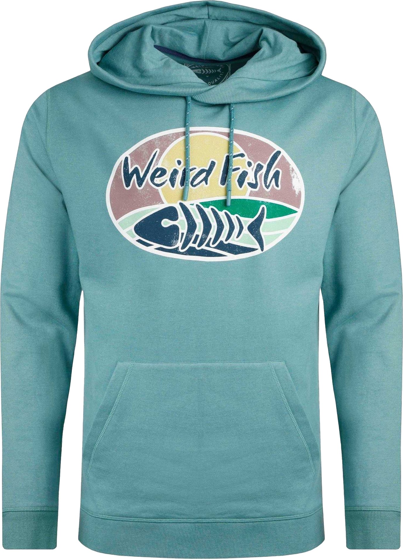 Thumbnail - Weird Fish - "Bryant" Kapuzenpullover Zum Überziehen für Herren (Graublau)