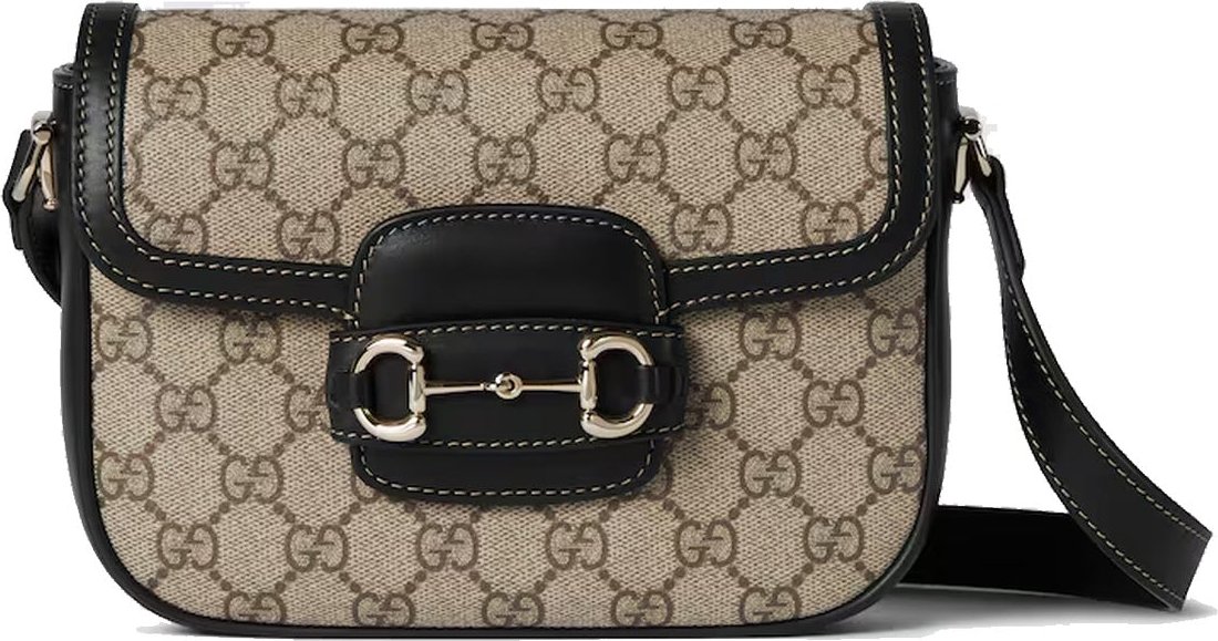 Weiche kleine Schultertasche „Gucci Horsebit 1955“