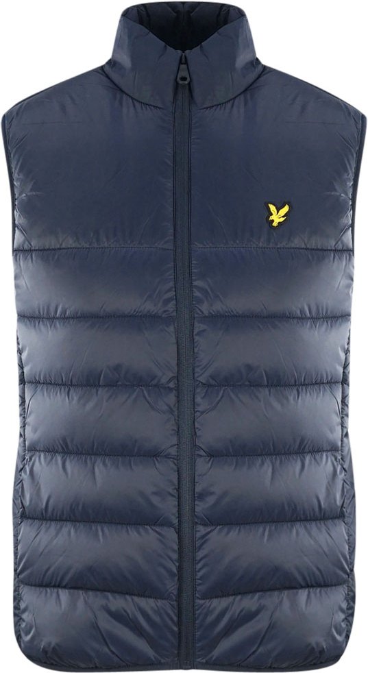 Lyle & Scott Wattierte Weste in Navy