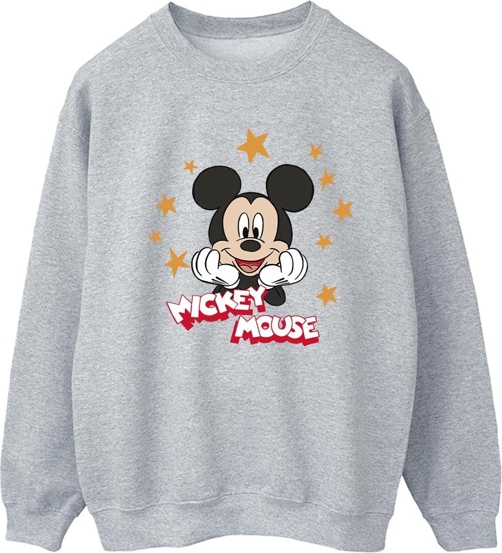 Disney - "Mickey Mouse Stars" Sweatshirt für Damen (Grau)