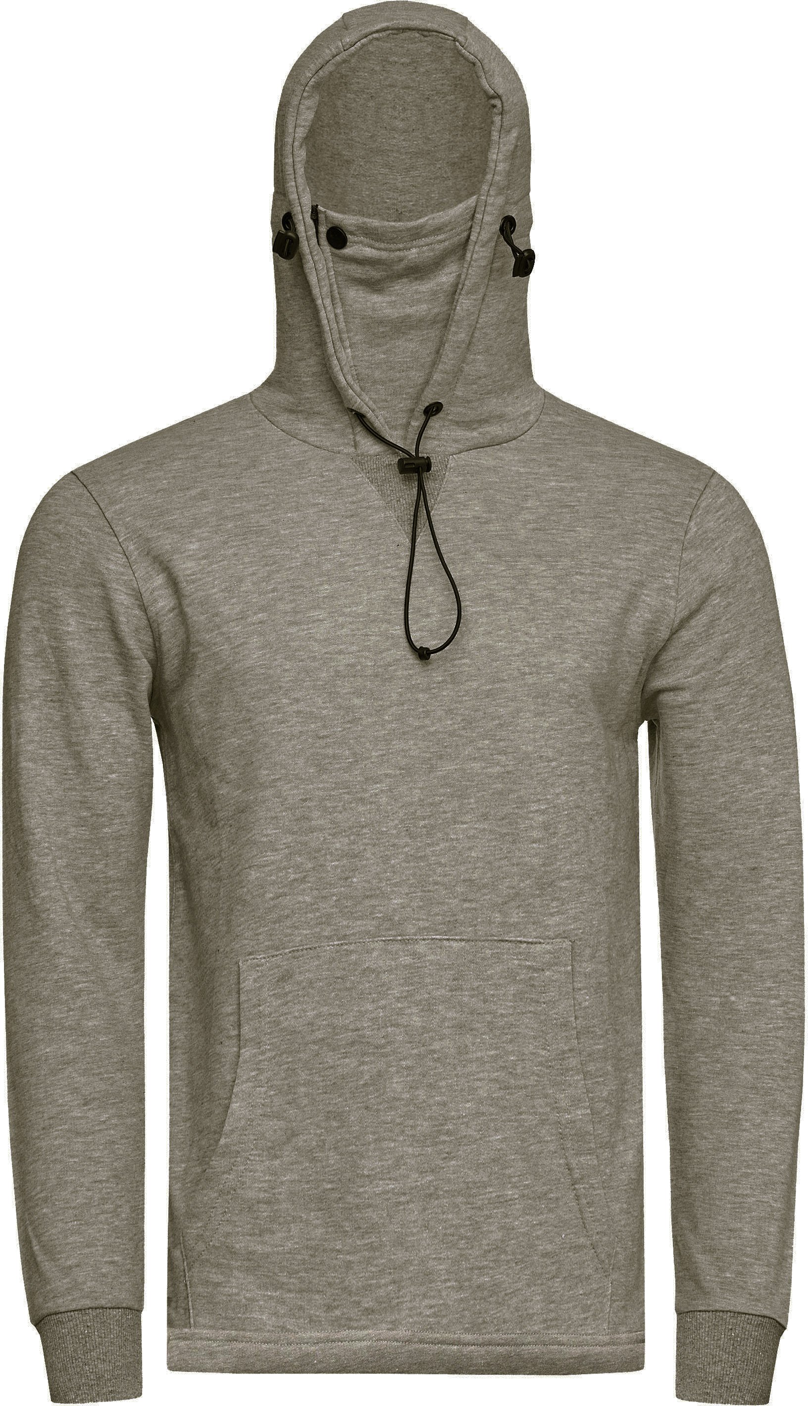 Kapuzen-Sweatshirt mit Gesichtsbedeckung