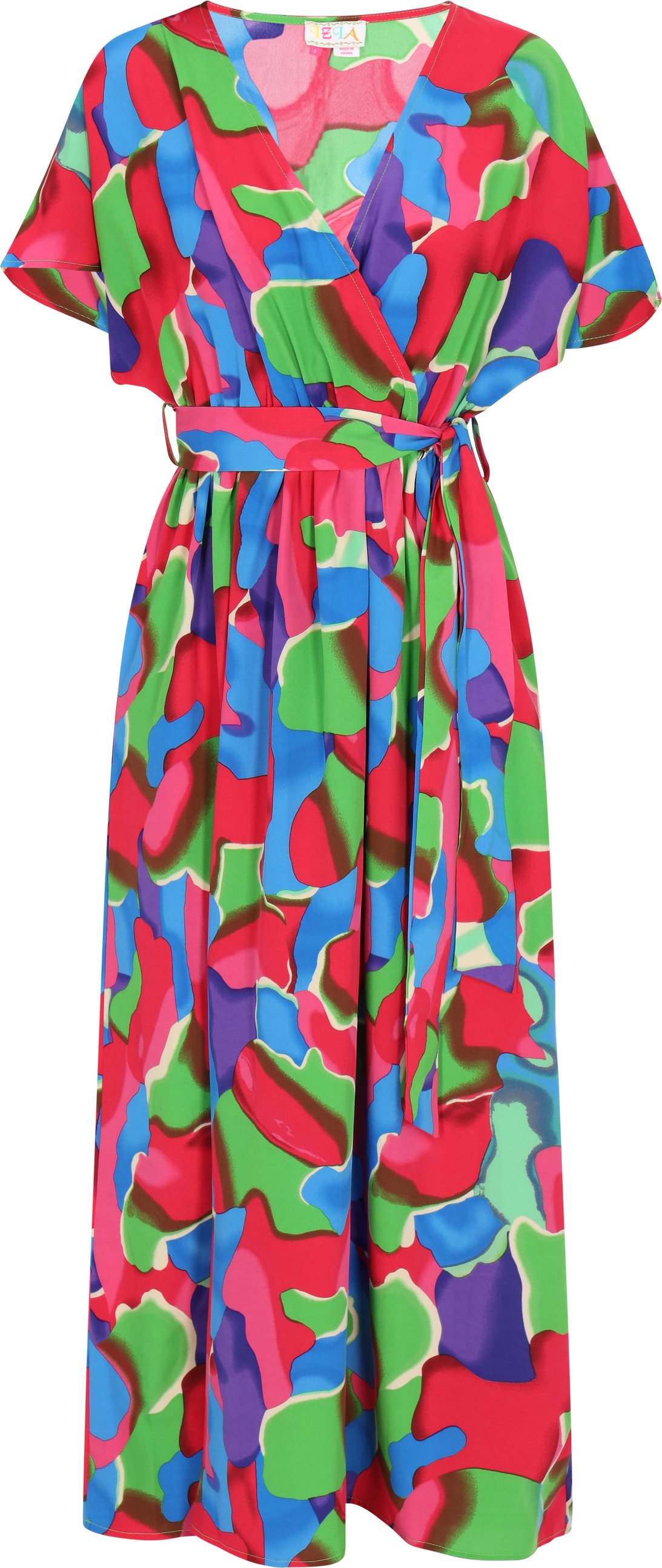 Thumbnail - IZIA Kleid Frauen rosa mehrfarbig