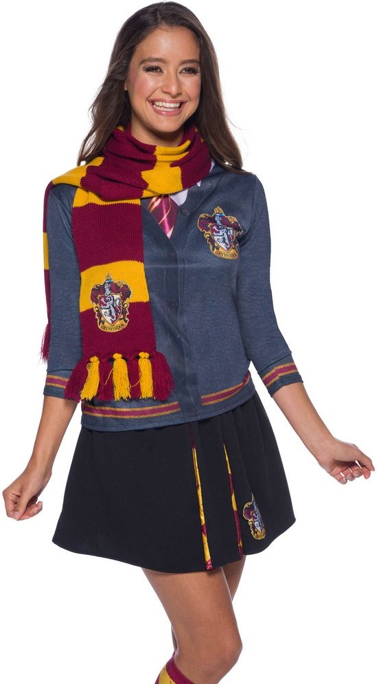 Harry Potter - "Deluxe" Schal (Weinrot/Gelb)