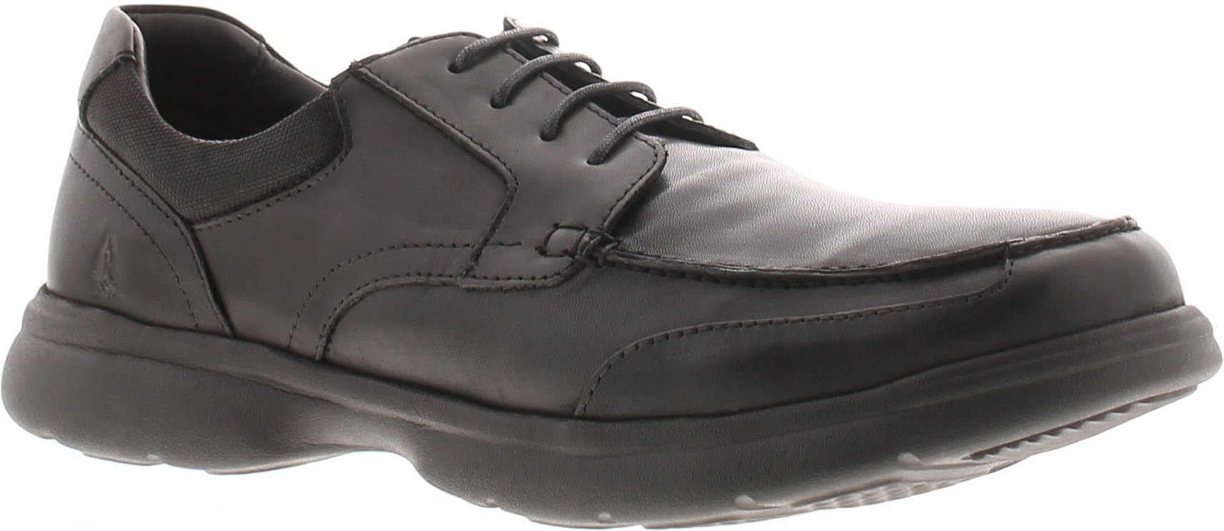 Hush Puppies Teen Schule Schuhe Hugh Leder schwarz