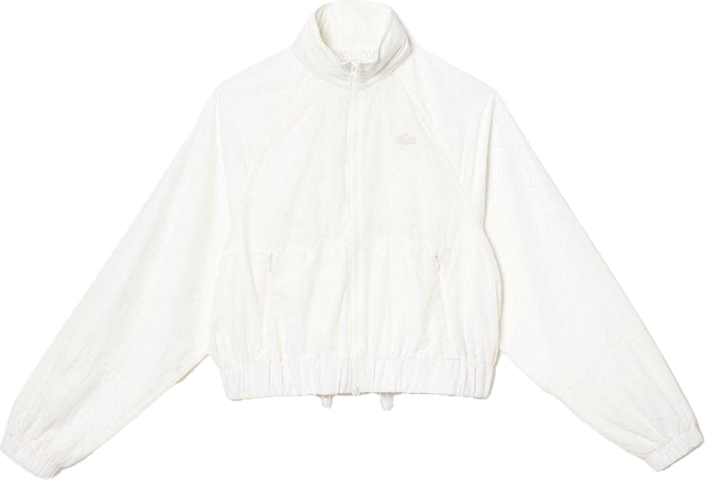 Lacoste - Jacke für Damen,Durchgehender ReißverschlussKurz (Weiß)