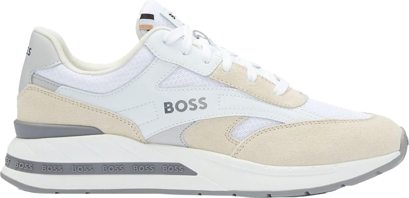 Thumbnail - Boss - Herren Sneaker "Kurt", Leder (Weiß)