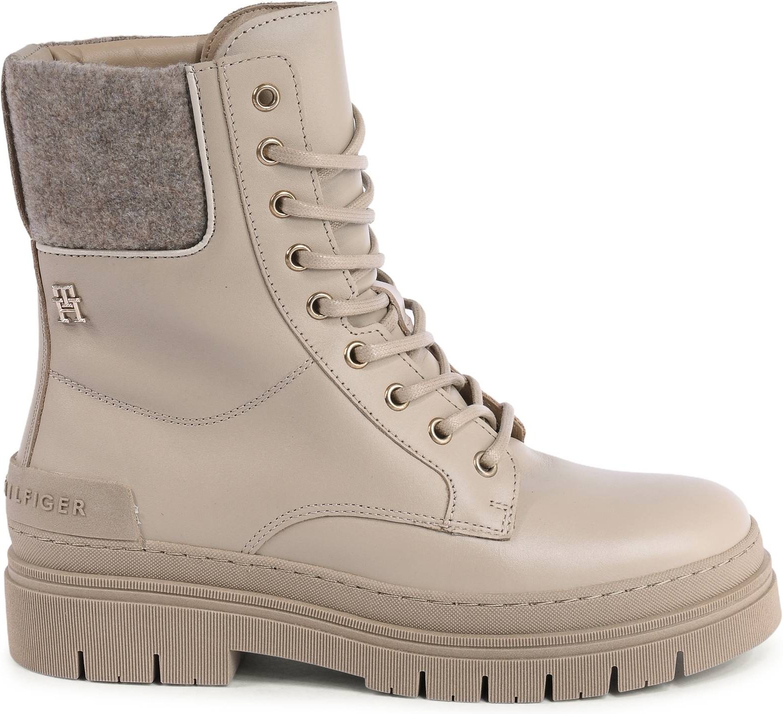 Schnür-Lederstiefel