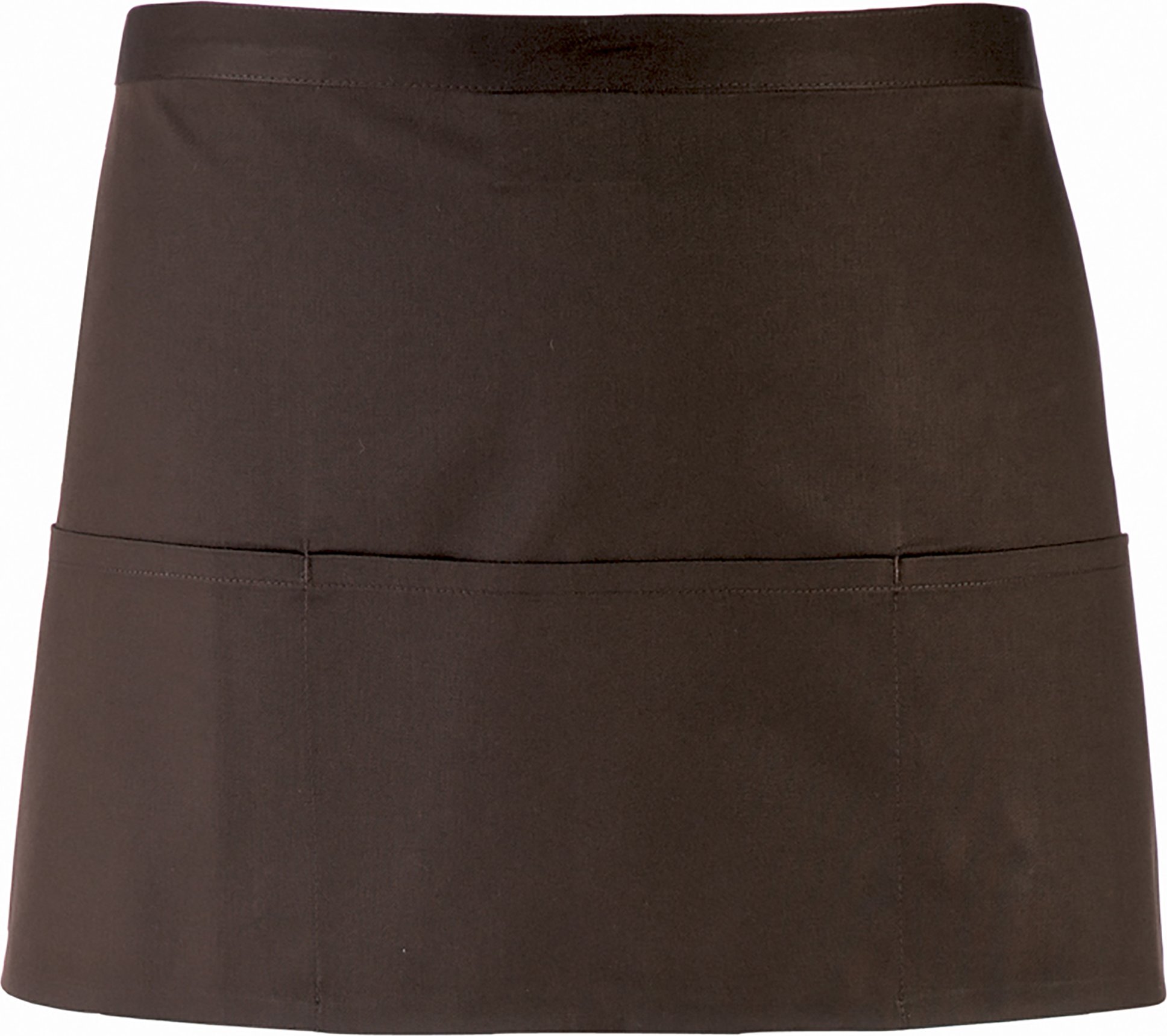 Premier Ladies/Womens Colours 3 Pocket Schürze (Braun)