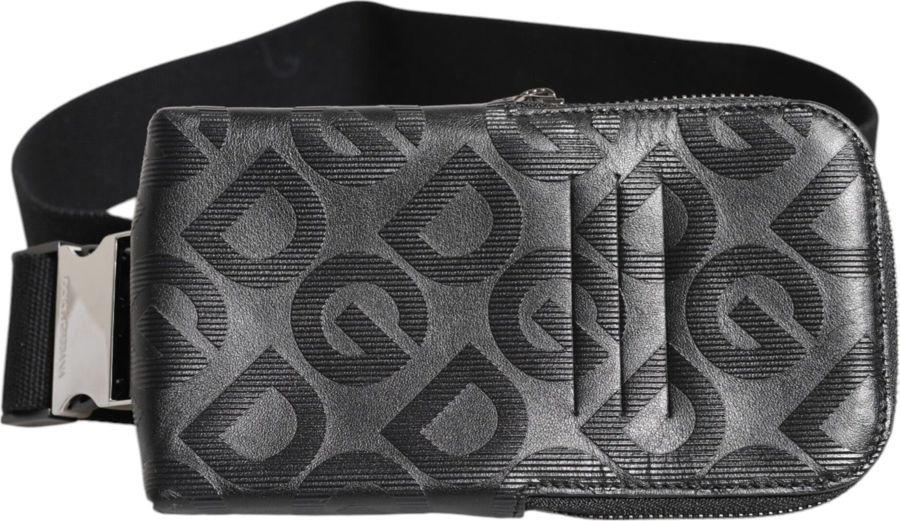 Graue DG Logo Mania Geldbörse Handy Gurt Taille Herren Tasche