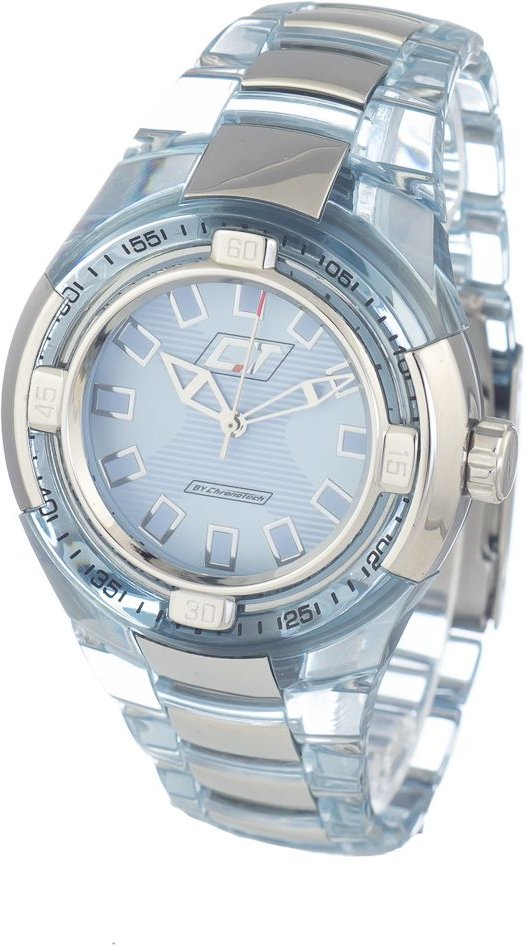 Chronotech Transparente Polycarbonat-Damenuhr