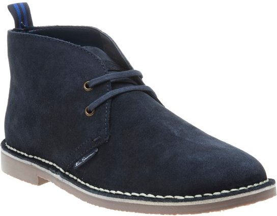 Ben Sherman Hunt-Stiefel Blau