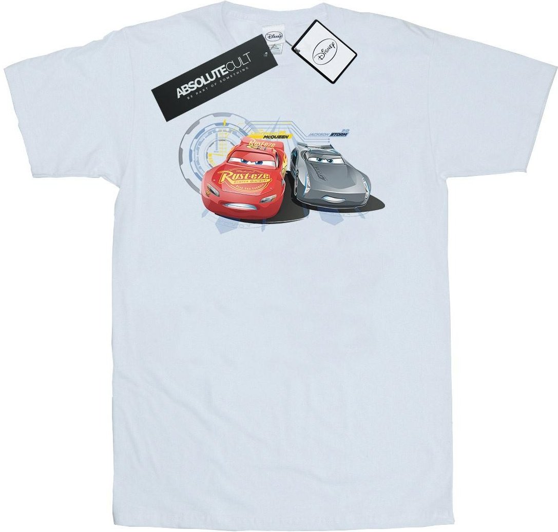Disney - "Cars Lightning Vs Storm" T-Shirt für Herren (Weiß)
