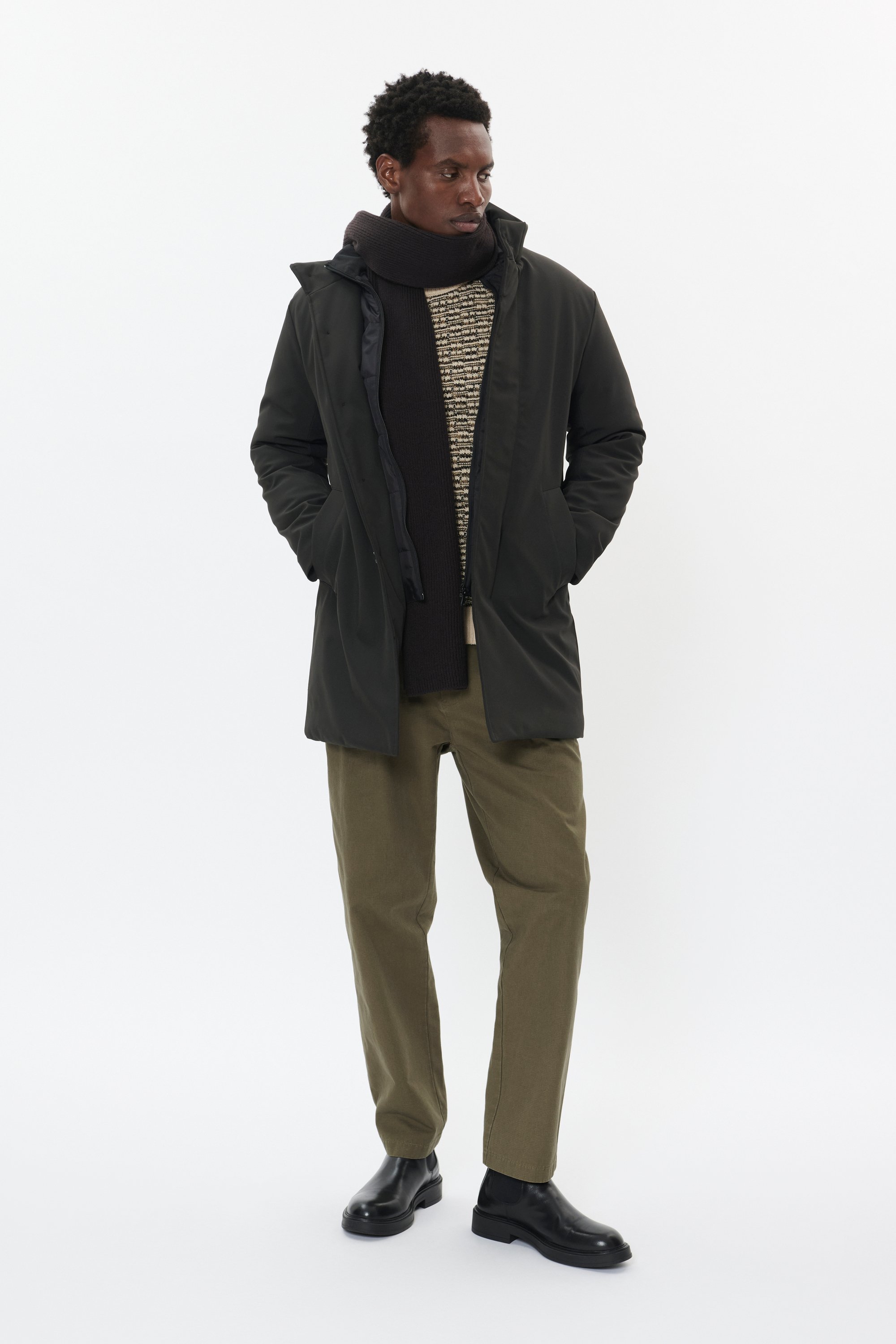 Jacke MAharvey Gerade Passform black