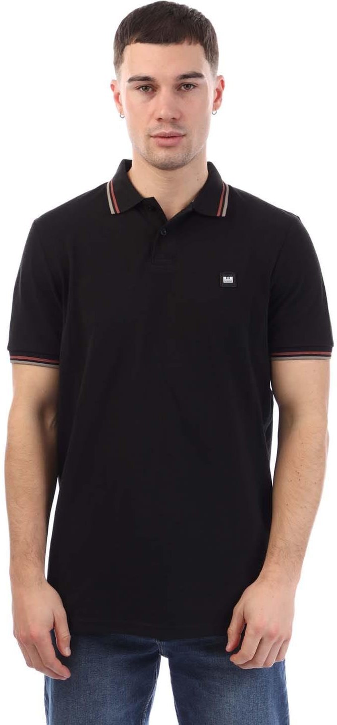 Weekend Offender - "Vancouver" Poloshirt für Herren (Schwarz)