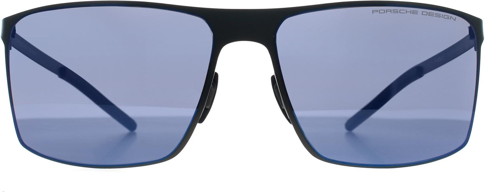 Porsche Design Rectangle Herren Grau Blau Spiegel P8667