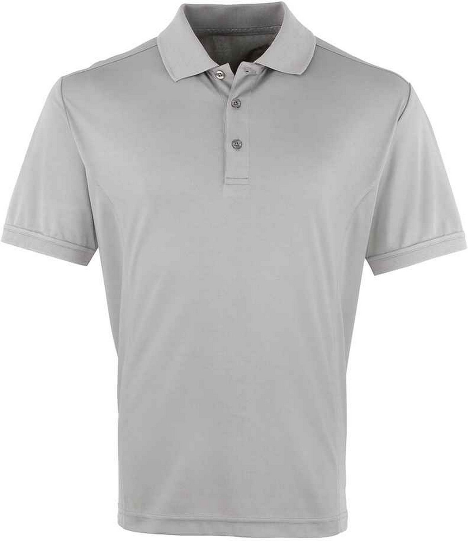 Premier - "Coolchecker" Poloshirt für Herren (Silber)