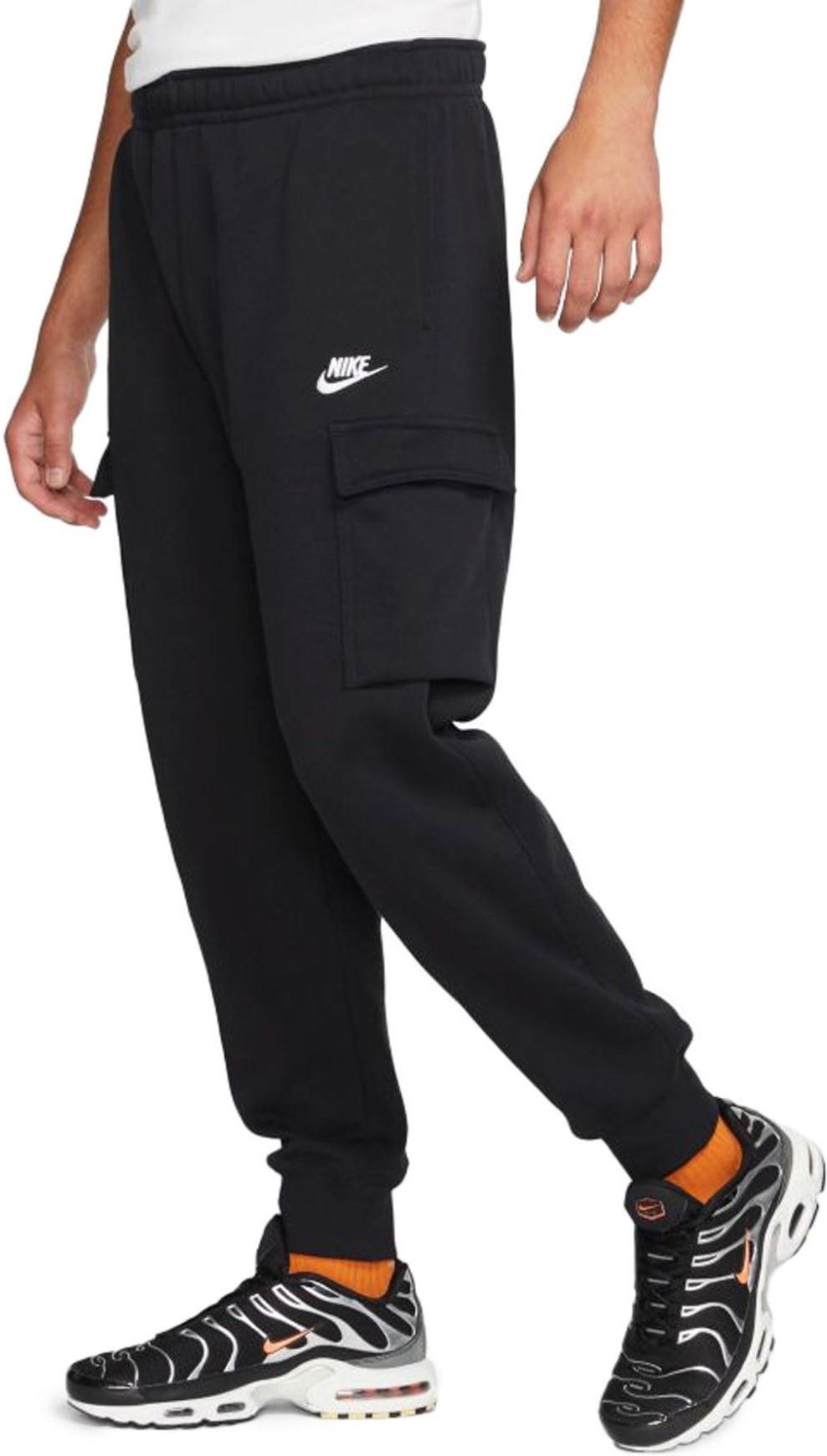 Nike Sportswear Club Fleece Herren Cargo-Hose in Schwarz