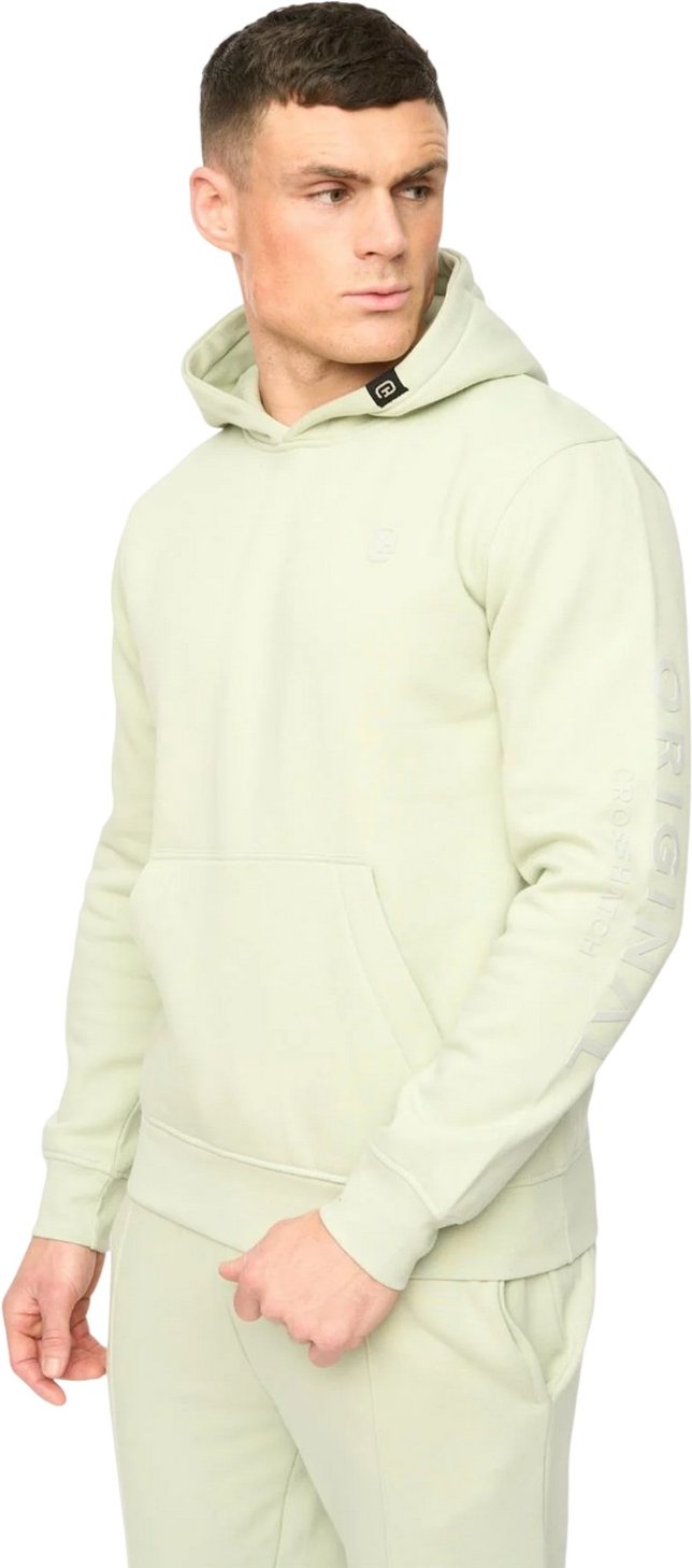 Crosshatch - "Crufton" Kapuzenpullover für Herren (Helles Oliv)
