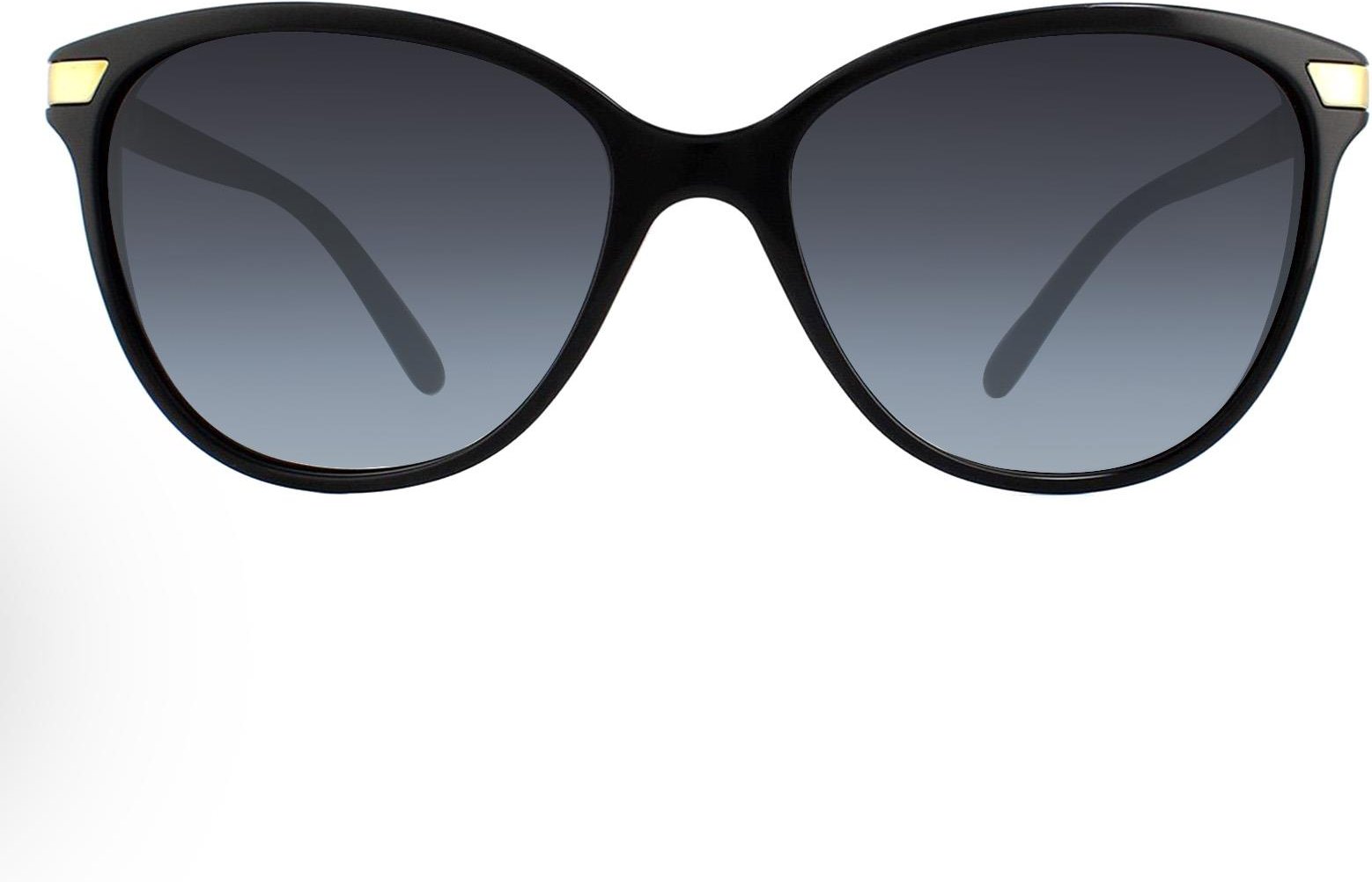 Burberry Sonnenbrille BE4216 30018G Schwarz mit goldenen Details Grauer Verlauf