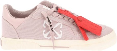 Off White - Sneaker für Damen, Canvas, Niedrig geschnitten (Flieder)