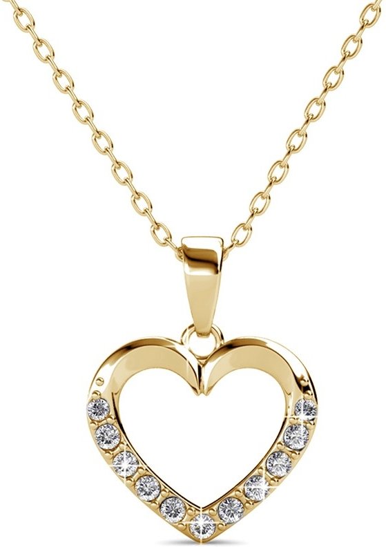 Lovett Anhänger - Gold und Kristall