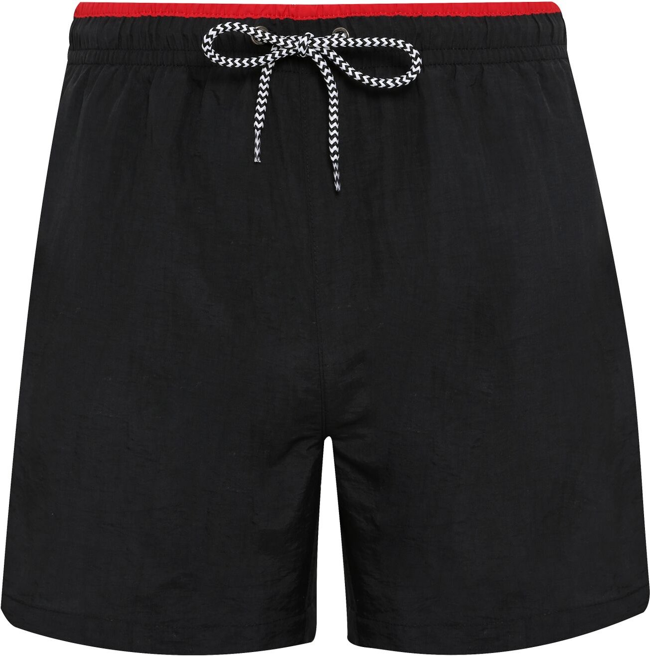 Asquith & Fox Herren-Badeshorts (Schwarz/Rot)