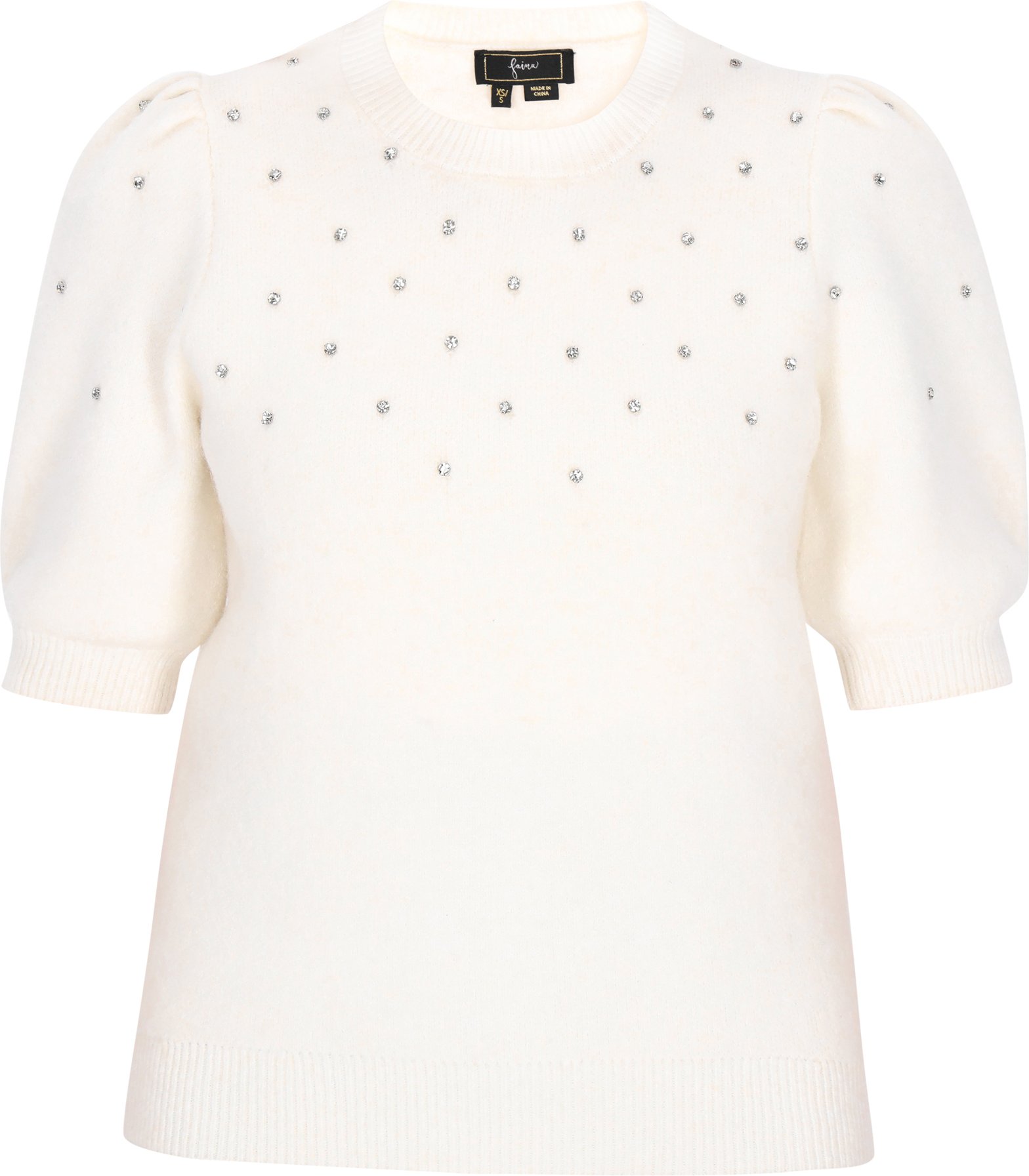 Faina Pullover Frauen cremefarben