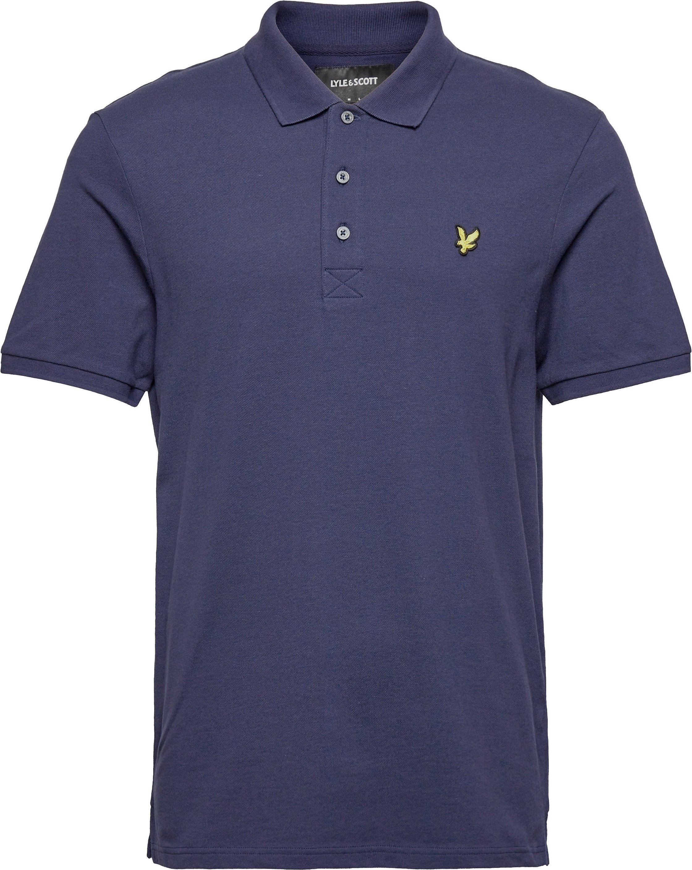 Lyle & Scott Polo SS Einfarbiges Poloshirt Blau