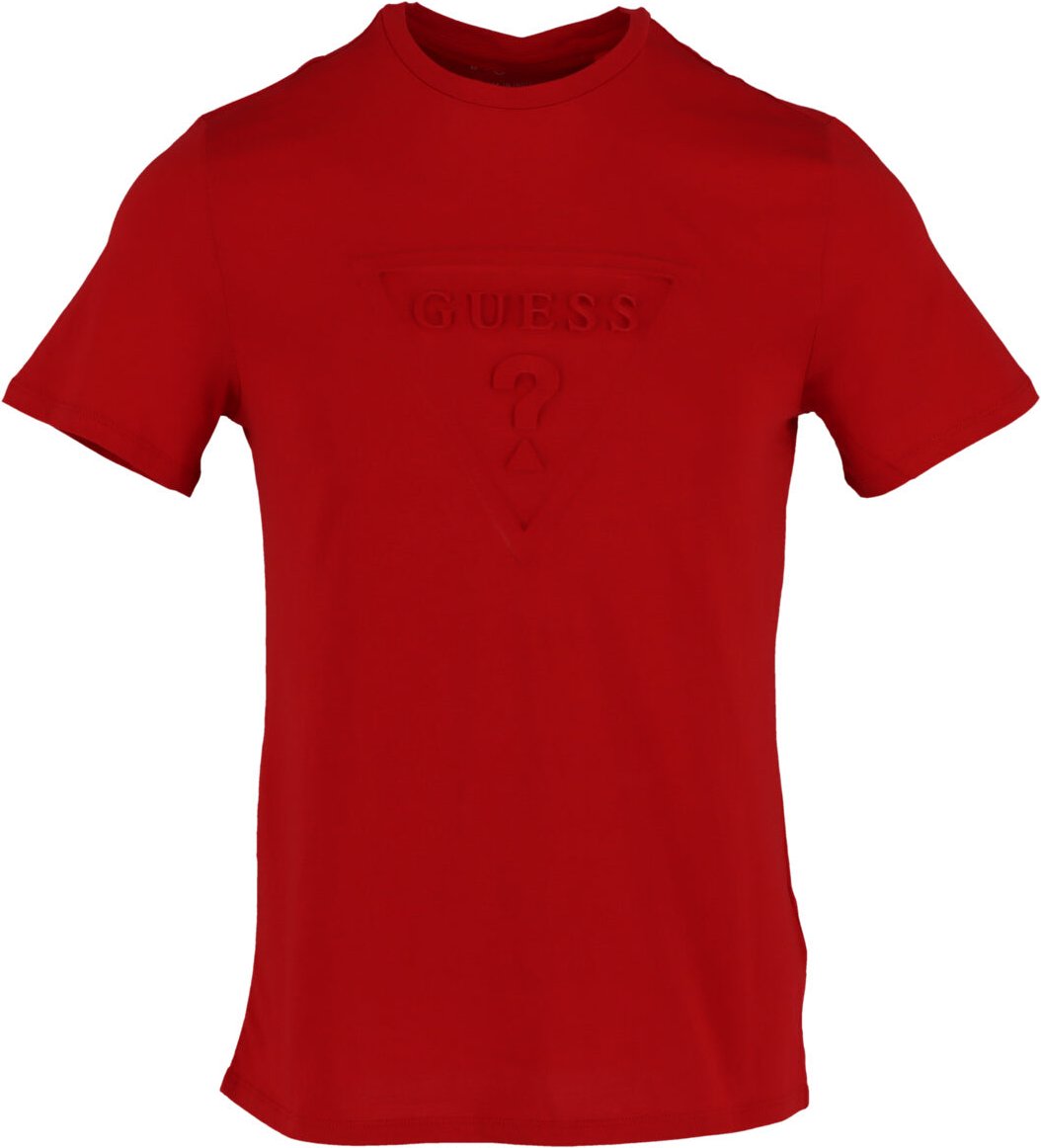 Guess Herren T-Shirt in Rot