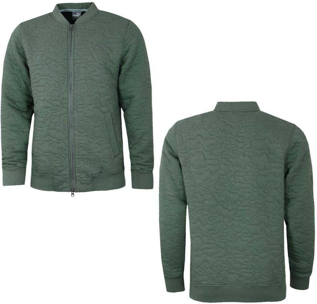 Puma Womens Camo Bomber Jacke Full Zip Winter Laurel Wreath 576145 02 A50B