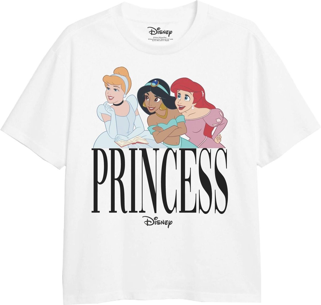 Disney - "Princess Trio" T-Shirt für Mädchen (Weiß)