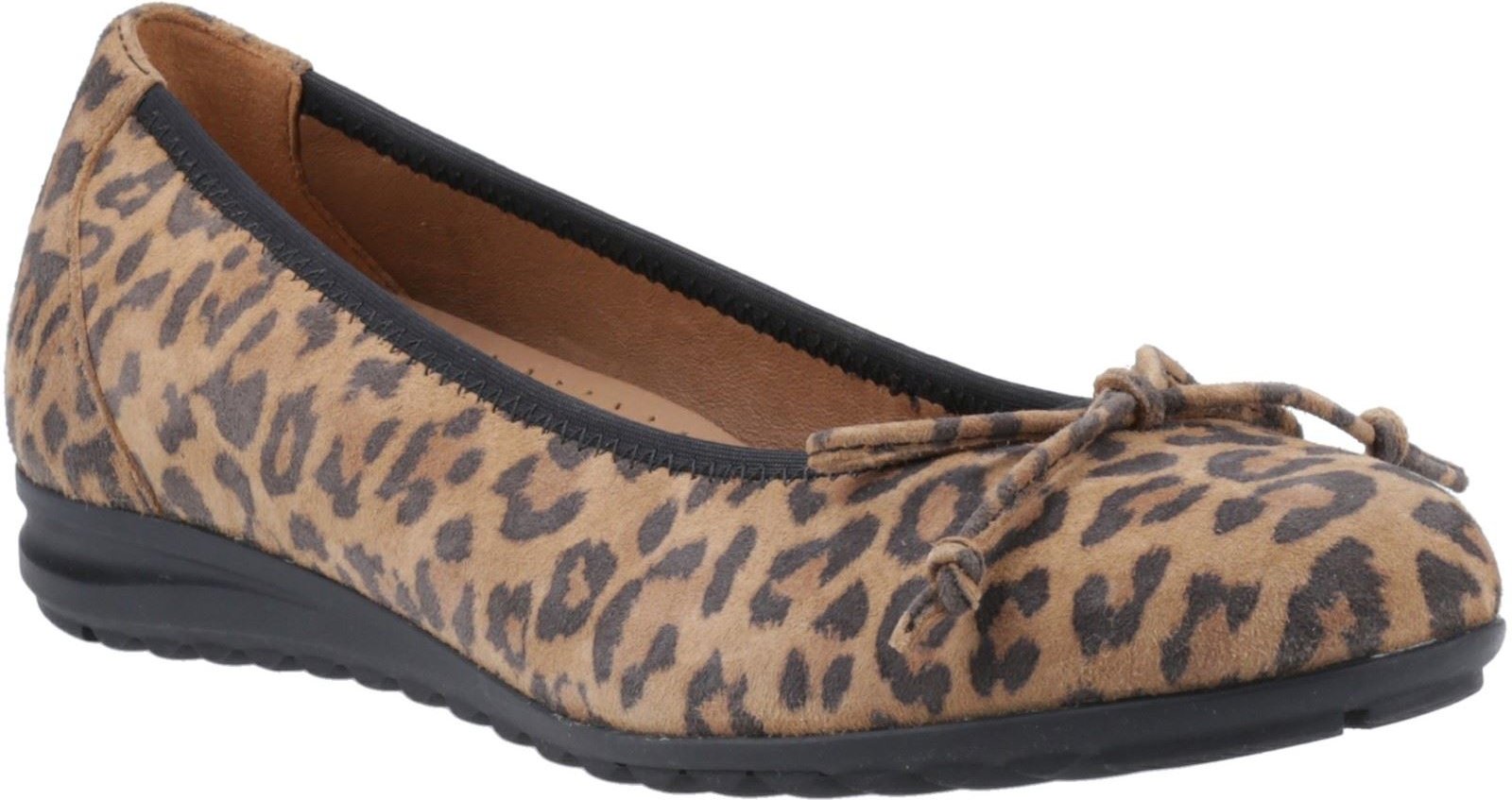 Hush Puppies Lucille Damen Loafers aus Leder mit Leopardenmuster
