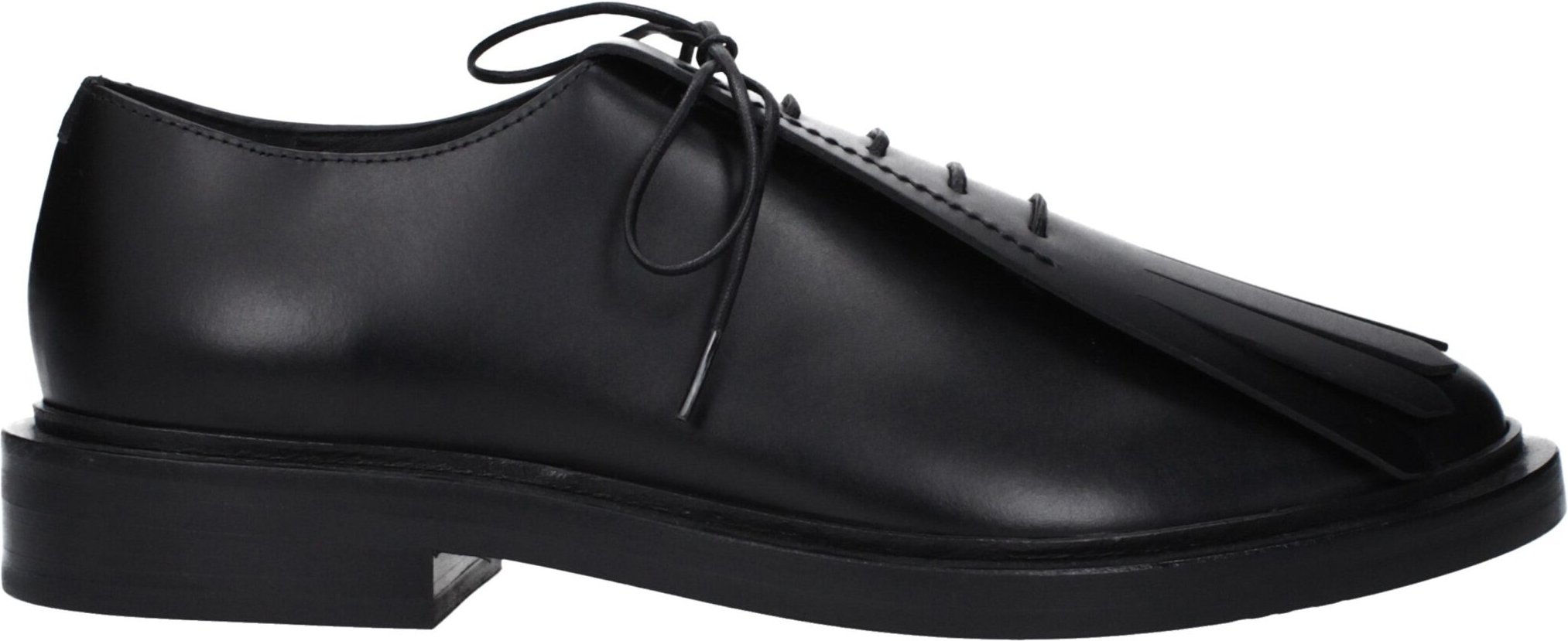 Leder-Fransen-Oxford-Schuhe