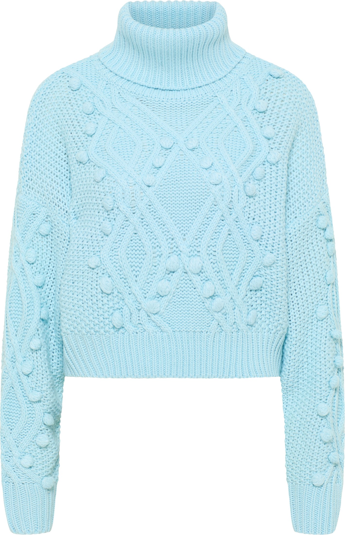 IZIA Pull à col roulé en tricot gaya