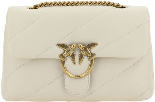 Weiße Kalbsleder Bos Taurus Schultertasche