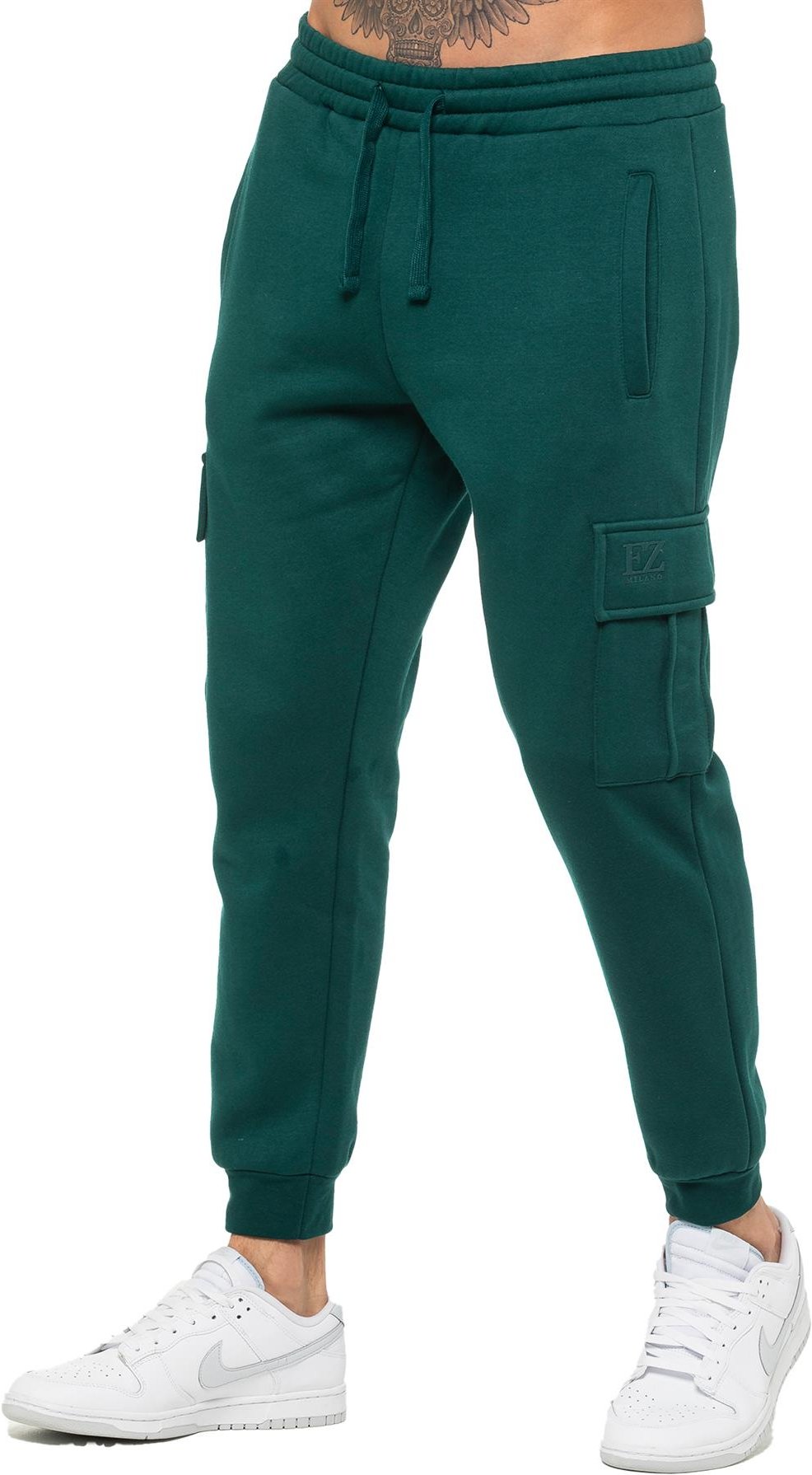 Thumbnail - Enzo | Herren Cargo-Jogger - Grün