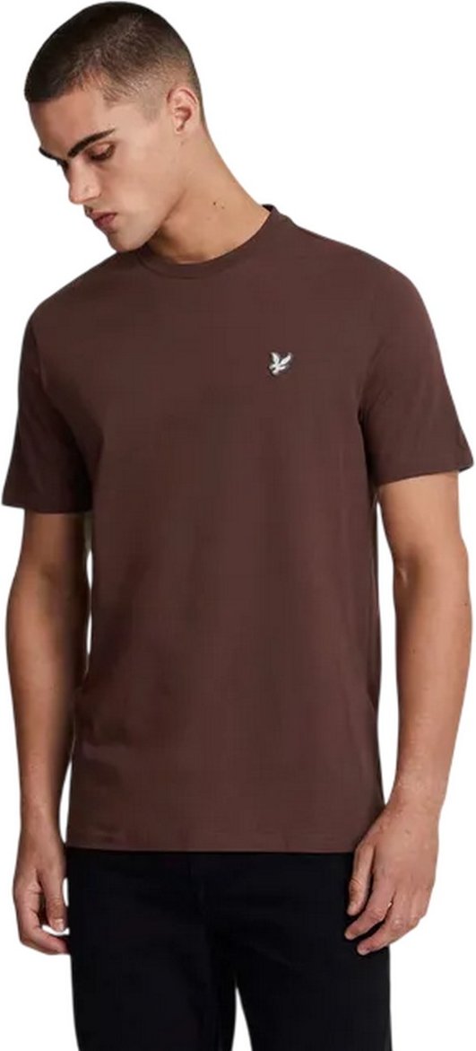 Lyle & Scott - T-Shirt für Herren, Rundhalsausschnitt, Baumwolle (Rot)